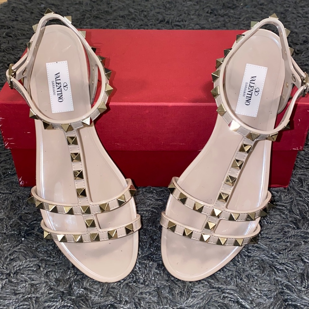 Valentino Jelly Stud Sandals Size 36